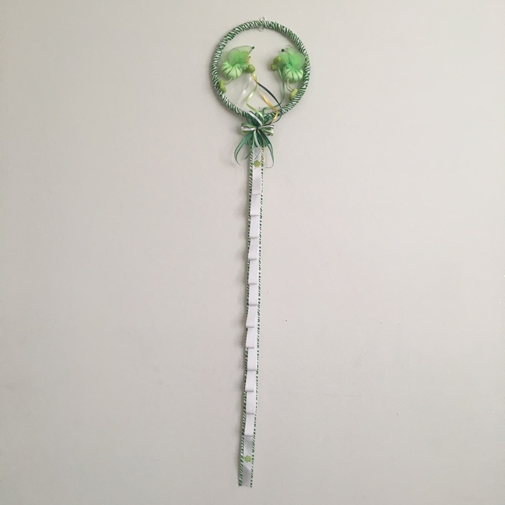 Handmade Headband Holder- Green